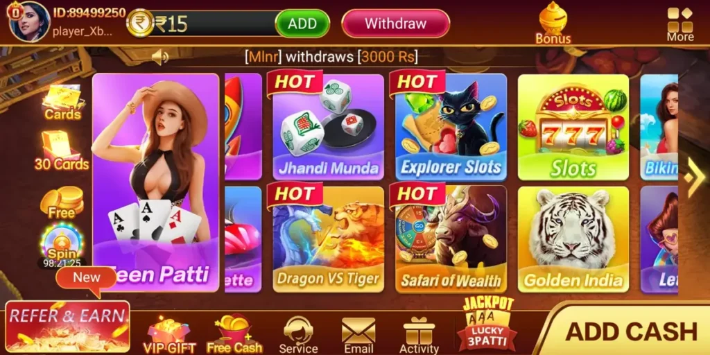 Play Teen Patti Master All Game