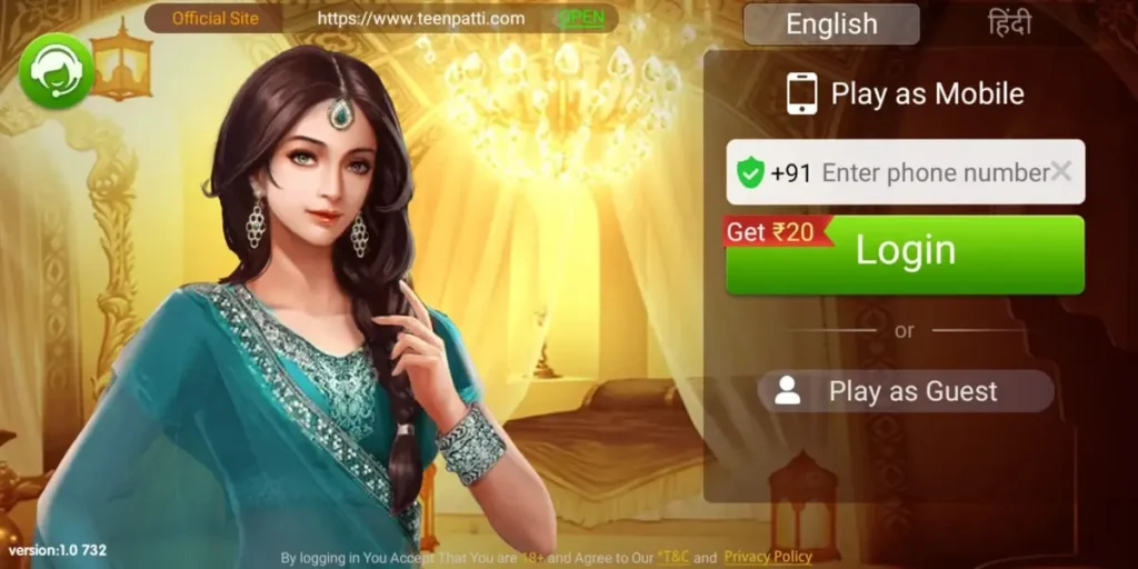 How to Create Account in Teen Patti Master Purana App